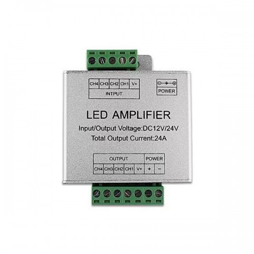 Ενισχυτής Σήματος Για RGBW Ταινία DC 6AX4 288W/12V 576W/24V