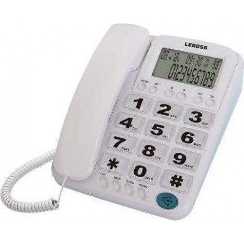 Τηλέφωνο με αναγνώριση κλήσεων με μεγάλα πλήκτρα, L-22 LEBOSS