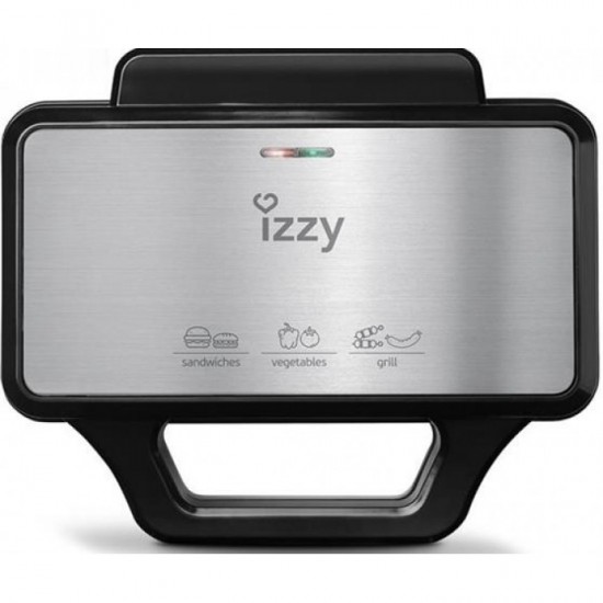 IZZY IZ-2007(223699) Σαντουιτσιέρα/Τοστιέρα για 2 Τοστ 1000W
