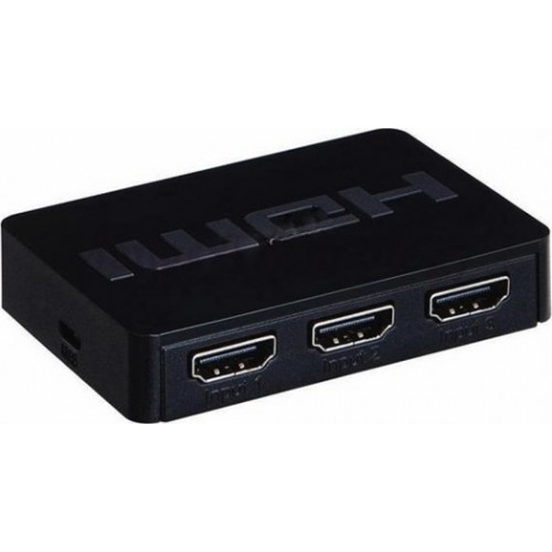 Διακόπτης HDMI 3 εισόδων σε 1 έξοδο με τηλεχειριστήριο