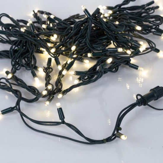 ΣΕΙΡΑ, 100 LED 5mm ΜΕ ΚΑΛΥΜΜΑ, 230V, 3 ΕΠΕΚΤΑΣΕΙΣ ΕΩΣ 20 ΣΕΤ, ΠΡΑΣΙΝΟ ΚΑΟΥΤΣΟΥΚ ΚΑΛΩΔΙΟ, DAYLIGHT LED ΑΝΑ 10cm, ΠΡΟΕΚΤΑΣΗ ΠΑΡΟΧΗΣ 1.5m, ΙΡ67