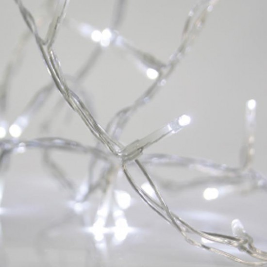 ΚΟΥΡΤΙΝΑ, 480 LED 3mm, 31V ΜΕΤΑΣΧΗΜΑΤΙΣΤΗ, 4 ΕΠΕΚΤΑΣΕΙΣ ΕΩΣ 3 ΣΕΤ, ΔΙΑΦΑΝΟ PVC ΚΑΛΩΔΙΟ, ΛΕΥΚΟ LED (H300 x W300cm, 20 ΣΕΙΡΕΣ x 24 LED), ΠΡΟΕΚΤΑΣΗ ΠΑΡΟΧΗΣ 3m, ΙΡ44