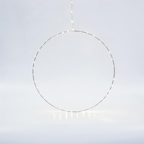 ΑΣΗΜΙ ΔΑΧΤΥΛΙΔΙ ΦΩΤΙΖΟΜΕΝ0 40cm, 40 MINI LED ΣΤΟ ΔΑΧΤΥΛΙΔΙ ΚΑΙ 15 MINI LED ΣΤΟ ΚΑΛΩΔΙΟ, ΣΤΑΘΕΡΟΣ ΜΕΤΑΣΧΗΜΑΤΙΣΤΗΣ, ΑΣΗΜΙ ΧΑΛΚΙΝΟ ΚΑΛΩΔΙΟ, ΘΕΡΜΟ ΛΕΥΚΟ LED, ΠΡΟΕΚΤΑΣΗ ΠΑΡΟΧΗΣ 3m, IP44