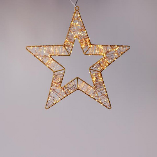 AΣΤΕΡΙ ΦΩΤΙΖΟΜΕΝΟ 35cm, 200 ΜΙΝΙ LED, 4,5V ΜΕΤAΣΧΗΜAΤΙΣΤΗ, ΜΠΡΟΝΖΕ ΜΕΤAΛΛΙΚΟΣ ΣΚΕΛΕΤΟΣ, ΜΠΡΟΝΖΕ ΧAΛΚΙΝΟ ΚAΛΩΔΙΟ, 180 ΘΕΡΜA ΛΕΥΚA & 20 ΘΕΡΜA ΛΕΥΚA FLASH ΜΙΝΙ LED, ΠΡΟΕΚΤAΣΗ ΠAΡΟΧΗΣ 5m, IP44