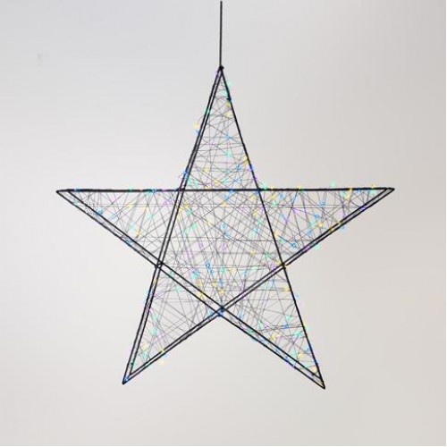 ΑΣΤΕΡΙ ΦΩΤΙΖΟΜΕΝΟ 78cm, 240 LED, 4,5V ΜΕΤΑΣΧΗΜΑΤΙΣΤΗ, TIMER, ΜΑΥΡΟΣ ΜΕΤΑΛΛΙΚΟΣ ΣΚΕΛΕΤΟΣ, ΜΑΥΡΟ ΧΑΛΚΙΝΟ ΚΑΛΩΔΙΟ, ΟΠΑΛ(ΚΙΤΡΙΝΟ/ΜΠΛΕ/ΠΡΑΣΙΝΟ/ΜΩΒ) LED, ΠΡΟΕΚΤΑΣΗ ΠΑΡΟΧΗΣ 5m, IP44