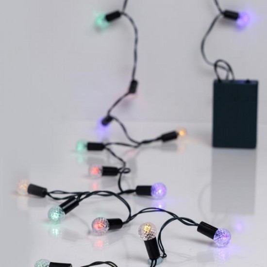 ΣΕΙΡΑ, 20 LED 5mm, ΔΙΑΚΟΣΜΗΤΙΚEΣ VINTAGE ΜΠΑΛΙΤΣΕΣ 1.5cm, ΜΠΑΤΑΡΙΑΣ 3xΑΑ, ΧΡΟΝΟΔΙΑΚΟΠΤΗ, ΠΡΑΣΙΝΟ PVC ΚΑΛΩΔΙΟ, ΧΡΩΜΑΤΙΣΤΟ LED ANA 10cm, ΠΡΟΕΚΤΑΣΗ ΠΑΡΟΧΗΣ 30cm, IP20
