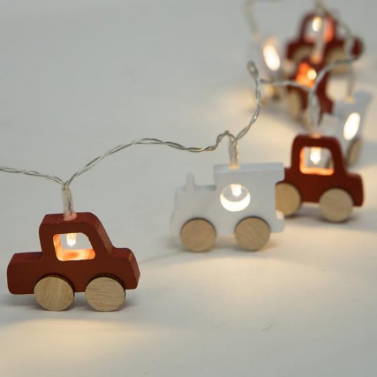 ΣΕΙΡΑ, 10 LED 5mm, ΔΙΑΚΟΣΜΗΤΙΚΑ ΞΥΛΙΝΑ ΑΜΑΞΙΑ, ΜΠΑΤΑΡΙΑΣ 3xΑΑ, ΧΡΟΝΟΔΙΑΚΟΠΤΗ, ΘΕΡΜΟ ΛΕΥΚΟ LED ΑΝΑ 10cm, ΔΙΑΦΑΝΟ PVC ΚΑΛΩΔΙΟ, ΠΡΟΕΚΤΑΣΗ ΠΑΡΟΧΗΣ 30cm, IP20