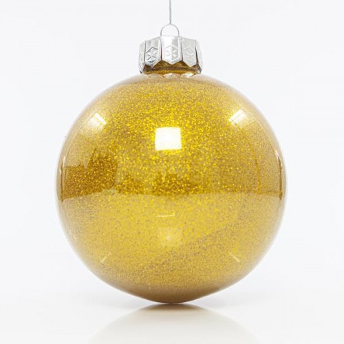 ΜΠΑΛΑ ΠΛΑΣΤΙΚΗ PET, ΣΑΜΠΑΝΙ ΓΥΑΛΙΣΤΕΡΗ ΜΕ GLITTER, ΣΕΤ 2ΤΜΧ, 15cm