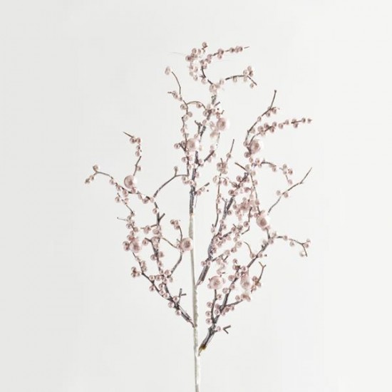 ΚΛΑΔΙ, ΜΕ ΡΟΖ ΠΕΡΛΕΣ, 72cm