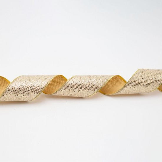 ΚΟΡΔΕΛΑ, ΧΡΥΣΗ, ΜΕ GLITTER, 6.30cm, 10M