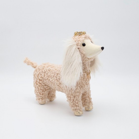ΣΚΥΛΑΚΙ ΠΡΙΓΚΙΠΙΣΣΑ, TEDDY ΜΠΕΖ, 23x25cm