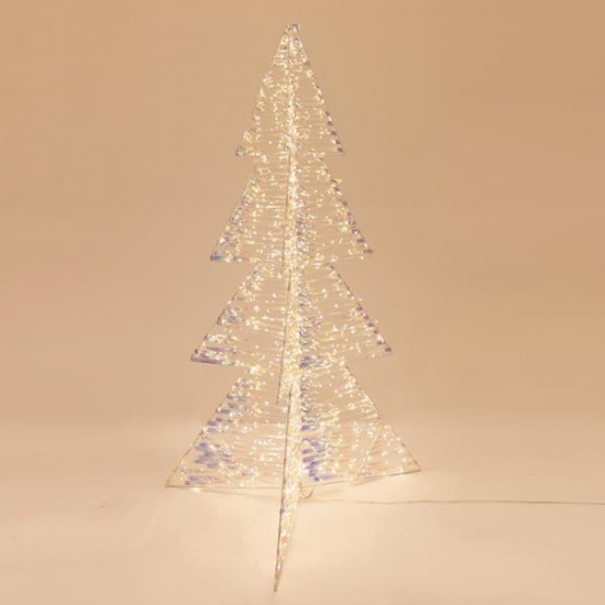 ΦΩΤΙΖΟΜΕΝΟ ΔΕΝΤΡΟ ΙΡΙΔΙΖΟΝ 120cm, 960 LED, 24V ΜΕΤΑΣΧΗΜΑΤΙΣΤΗ, ΑΣΗΜΙ ΧΑΛΚΙΝΟ ΚΑΛΩΔΙΟ, ΘΕΡΜΟ ΛΕΥΚΟ LED, ΠΡΟΕΚΤΑΣΗ ΠΑΡΟΧΗΣ 500cm, IP44
