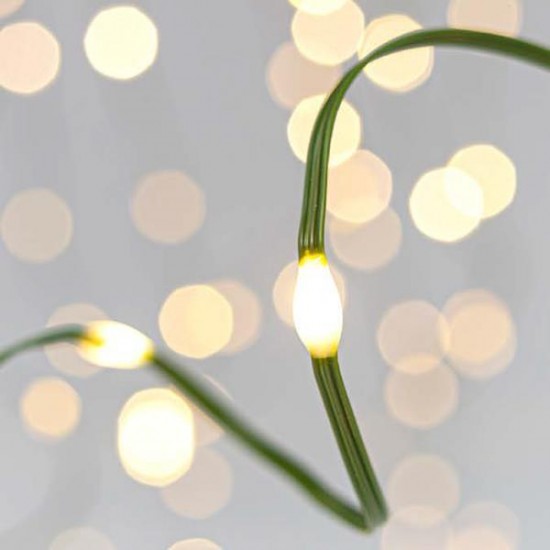 ΣΕΙΡΑ, 300 MINI LED, ΜΕΤΑΣΧΗΜΑΤΙΣΤΗ, 8 ΠΡΟΓΡΑΜΜΑΤΑ & ΜΝΗΜΗ, ΠΡΑΣΙΝΟ ΠΛΑΚΕ ΧΑΛΚΙΝΟ ΚΑΛΩΔΙΟ, DAYLIGHT LED ΑΝΑ 5cm, ΠΡΟΕΚΤΑΣΗ ΠΑΡΟΧΗΣ 5m, IP44