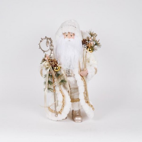 ΑΗ ΒΑΣΙΛΗΣ ΜΕ ΛΕΥΚΗ ΓΟΥΝΙΝΗ ΚΑΠΑ, 46CM