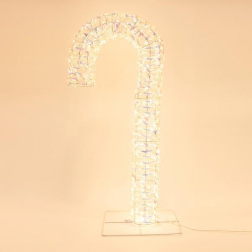ΦΩΤΙΖΟΜΕΝΟ ΜΠΑΣΤΟΥΝΙ ΙΡΙΔΙΖΟΝ 74cm, 600 LED, 4,5V ΜΕΤΑΣΧΗΜΑΤΙΣΤΗ, TIMER, ΑΣΗΜΙ ΧΑΛΚΙΝΟ ΚΑΛΩΔΙΟ, ΘΕΡΜΟ ΛΕΥΚΟ LED, ΠΡΟΕΚΤΑΣΗ ΠΑΡΟΧΗΣ 5m, IP44