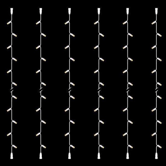 ΣΕΙΡΑ, DIY ΣΕΤ 6 ΤΜΧ, 30 LED, ΛΕΥΚΟ ΚΑΟΥΤΣΟΥΚ ΚΑΛΩΔΙΟ, 2 ΕΠΕΚΤΑΣΕΙΣ, ΘΕΡΜO ΛΕΥΚO LED ΑΝΑ 10cm, ΙΡ65