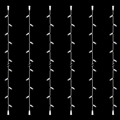 ΣΕΙΡΑ, DIY ΣΕΤ 6 ΤΜΧ, 30 LED, 2 ΕΠΕΚΤΑΣΕΙΣ, ΛΕΥΚΟ ΚΑΟΥΤΣΟΥΚ ΚΑΛΩΔΙΟ, ΛΕΥΚO LED ΑΝΑ 10cm, ΙΡ65