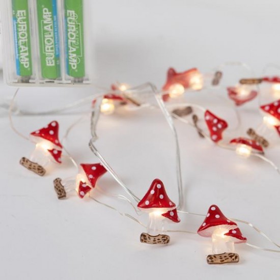 ΣΕΙΡΑ, 20 LED 3mm, ΔΙΑΚΟΣΜΗΤΙΚΑ ΑΚΡΥΛΙΚΑ ΜΑΝΙΤΑΡΙΑ, ΜΠΑΤΑΡΙΑΣ 3xΑΑ, ΧΡΟΝΟΔΙΑΚΟΠΤΗ, ΘΕΡΜΟ ΛΕΥΚΟ LED ΑΝΑ 10cm, ΑΣΗΜΙ ΧΑΛΚΙΝΟ ΚΑΛΩΔΙΟ, ΠΡΟΕΚΤΑΣΗ ΠΑΡΟΧΗΣ 30cm, IP20
