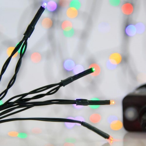 ΣΕΙΡΑ, 180 LED 3mm, 31V ΜΕΤΑΣΧΗΜΑΤΙΣΤΗ, 8 ΠΡΟΓΡΑΜΜΑΤΑ & ΜΝΗΜΗ, ΠΡΑΣΙΝΟ PVC ΚΑΛΩΔΙΟ, ΧΡΩΜΑΤΙΣΤΟ LED ΑΝΑ 5cm, ΠΡΟΕΚΤΑΣΗ ΠΑΡΟΧΗΣ 3m, ΙΡ44
