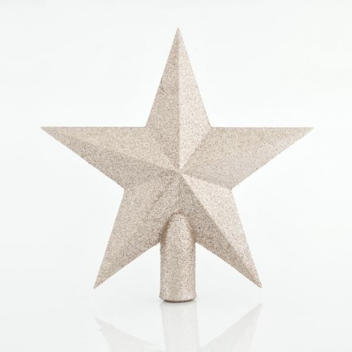 ΚΟΡΥΦΗ ΔΕΝΤΡΟΥ ΑΣΤΕΡΙ, ΣΑΜΠΑΝΙ GLITTER, ΠΛΑΣΤΙΚΗ, 20cm