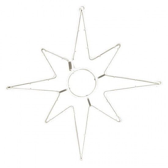 DIY, ΑΣΤΕΡΙ ΒΗΘΛΕΕΜ, ΝΕΟΝ ΦΩΤΟΣΩΛΗΝΑ 75cm, ΕΠΕΚΤΑΣΗ, ΠΡΟΕΚΤΑΣΗ ΠΑΡΟΧΗΣ 1m, IP44 (ΧΩΡΙΣ ΠΑΡΟΧΗ)