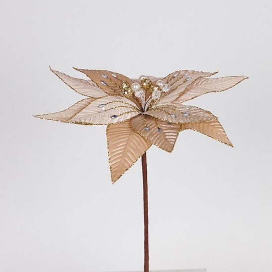 ΛΟΥΛΟΥΔΙ ΒΕΛΟΥΔΙΝΟ, ΣΑΜΠΑΝΙ, ΜΕ ΧΑΝΤΡΕΣ, 33x46cm