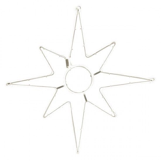 DIY, ΑΣΤΕΡΙ ΒΗΘΛΕΕΜ, ΝΕΟΝ ΦΩΤΟΣΩΛΗΝΑ 75cm, ΕΠΕΚΤΑΣΗ, ΠΡΟΕΚΤΑΣΗ ΠΑΡΟΧΗΣ 1m, IP44 (ΧΩΡΙΣ ΠΑΡΟΧΗ)