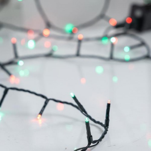 ΣΕΙΡΑ, 240 LED 3mm, 31V ΜΕΤΑΣΧΗΜΑΤΙΣΤΗ, 8 ΠΡΟΓΡΑΜΜΑΤΑ & ΜΝΗΜΗ, ΠΡΑΣΙΝΟ PVC ΚΑΛΩΔΙΟ, ΚΟΚΚΙΝΟ & ΠΡΑΣΙΝΟ LED (ΕΝΑΛΛΑΞ) ΑΝΑ 5cm, ΠΡΟΕΚΤΑΣΗ ΠΑΡΟΧΗΣ 3m, IP44