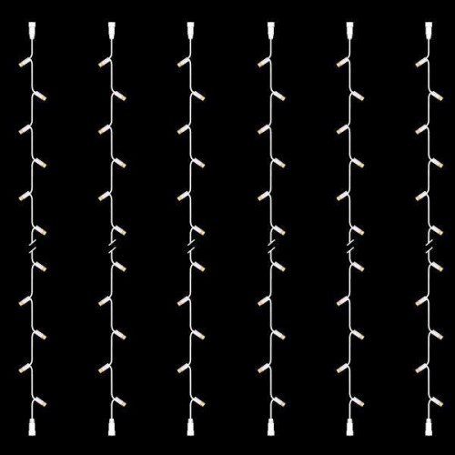 ΣΕΙΡΑ, DIY ΣΕΤ 6 ΤΜΧ, 20 LED, 2 ΕΠΕΚΤΑΣΕΙΣ, ΛΕΥΚΟ ΚΑΟΥΤΣΟΥΚ ΚΑΛΩΔΙΟ, ΘΕΡΜO ΛΕΥΚO LED ΑΝΑ 10cm, ΙΡ65