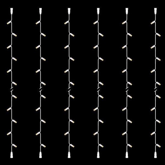 ΣΕΙΡΑ, DIY ΣΕΤ 6 ΤΜΧ, 20 LED, 2 ΕΠΕΚΤΑΣΕΙΣ, ΛΕΥΚΟ ΚΑΟΥΤΣΟΥΚ ΚΑΛΩΔΙΟ, ΘΕΡΜO ΛΕΥΚO LED ΑΝΑ 10cm, ΙΡ65