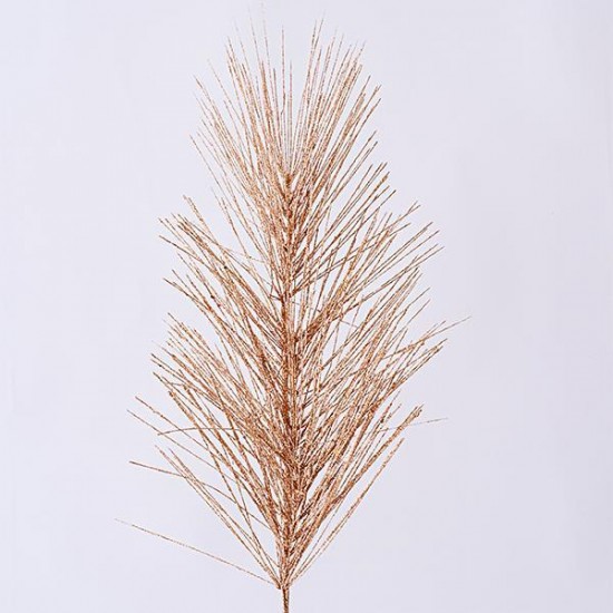 ΚΛΑΔΙ DRACAENA, ΜΕ GLITTER, ΧΑΛΚΙΝΟ, 80cm