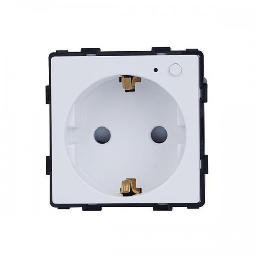 SMART ZIGBEE ΠΡΙΖΑ ΣΟΥΚΟ 16Α ΑΣΠΡΟ ΧΡΩΜΑ ΜΕ ΕΝΔΕΙΞΗ ΛΕΙΤΟΥΡΓΙΑΣ ΜΠΟΥΤΟΝ ON/OFF ΚΑΙ ΜΕΤΡΗΤΗ ΡΕΥΜΑΤΟΣ