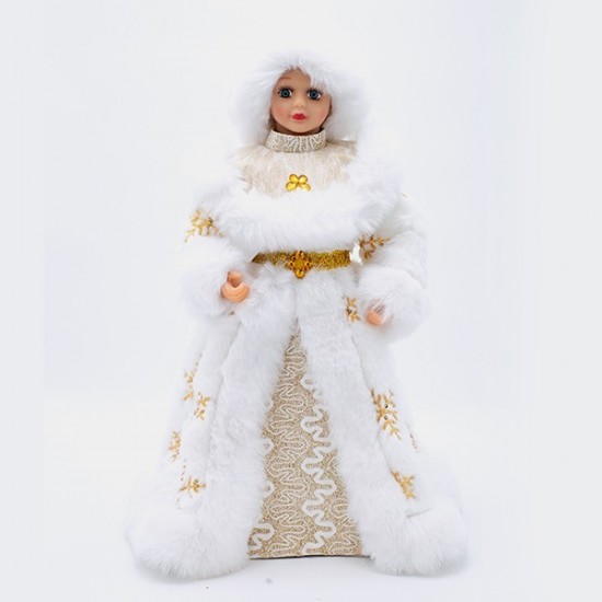 ΚΟΥΚΛΙΤΣΑ ΜΕ ΛΕΥΚΗ ΚΑΠΑ, 45cm