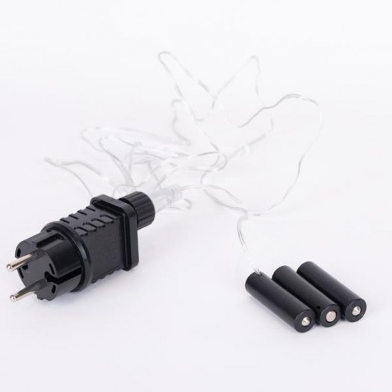 ΜΕΤΑΣΧΗΜΑΤΙΣΤΗ 4.5V ΓΙΑ ΚΟΥΤΙ ΜΠΑΤΑΡΙΑΣ 3xAA, ΔΙΑΦΑΝΟ PVC ΚΑΛΩΔΙΟ, ΠΡΟΕΚΤΑΣΗ ΠΑΡΟΧΗΣ 3m