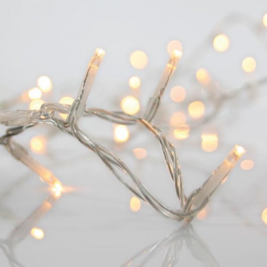 ΚΟΥΡΤΙΝΑ, 360 LED 3mm, 31V ΜΕΤΑΣΧΗΜΑΤΙΣΤΗ, 4 ΕΠΕΚΤΑΣΕΙΣ ΕΩΣ 3 ΣΕΤ, ΔΙΑΦΑΝΟ PVC ΚΑΛΩΔΙΟ, ΘΕΡΜΟ ΛΕΥΚΟ LED (H200 x W200cm, 20 ΣΕΙΡΕΣ x 18 LED), ΠΡΟΕΚΤΑΣΗ ΠΑΡΟΧΗΣ 3m, ΙΡ44