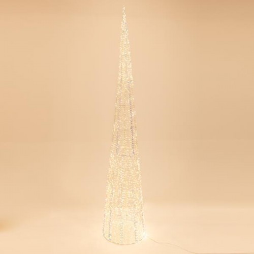 ΚΩΝΟΣ ΦΩΤΙΖΟΜΕΝΟΣ ΙΡΙΔΙΖΩΝ 280cm, 3200 ΘΕΡΜΑ LED, 31V ΜΕΤΑΣΧΗΜΑΤΙΣΤΗ, TIMER, ΑΣΗΜΙ ΧΑΛΚΙΝΟ ΚΑΛΩΔΙΟ, ΘΕΡΜΟ ΛΕΥΚΟ LED, ΠΡΟΕΚΤΑΣΗ ΠΑΡΟΧΗΣ 5m, IP44