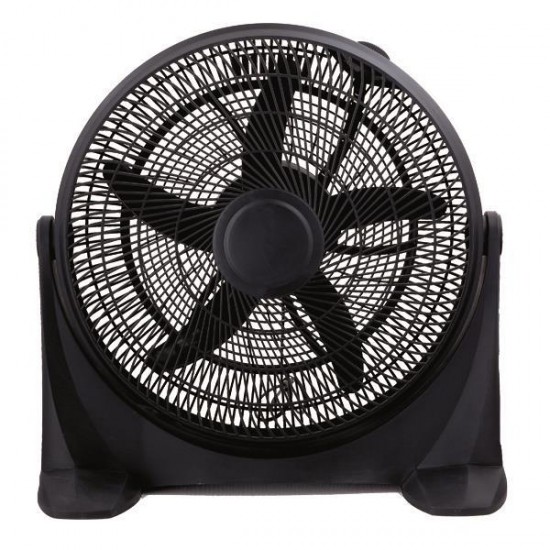 Ανεμιστήρας Box Fan Στρογγυλός Μαύρος Φ50 100W