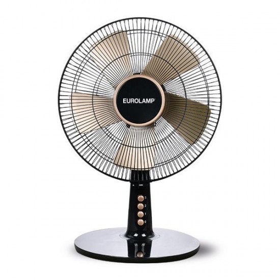 Ανεμιστήρας Επιτραπέζιος Μαύρο-Χρυσό Φ35 40W