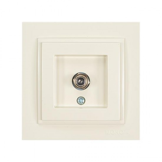 Πρίζα TV F Connector Μπεζ