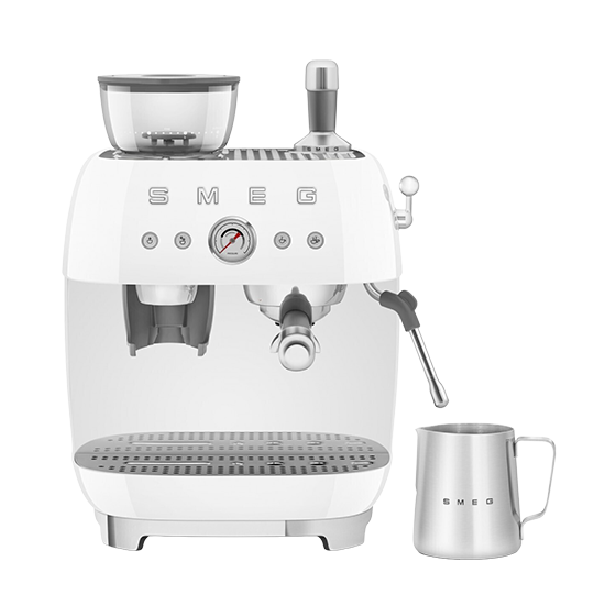 Smeg Portafilter Coffee Machine - White EU