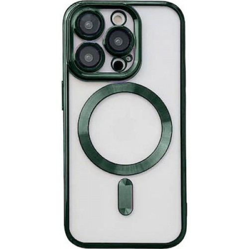 Apple Iphone 12 Pro Max Magsafe Case Διάφανη-Μαύρη