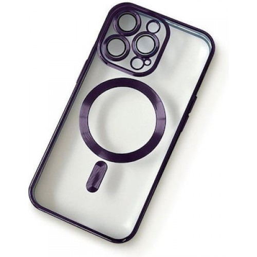 Apple Iphone 13 Pro Max Magsafe Case Διάφανη-Μαύρη