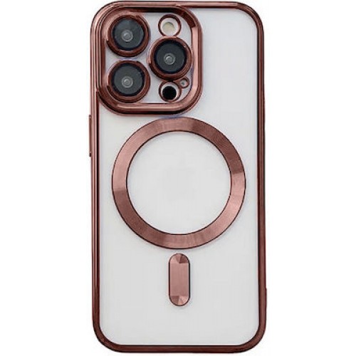Apple Iphone 14 Pro Max Magsafe Case Διάφανη-Κόκκινη
