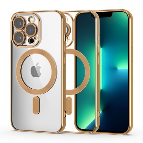 Apple Iphone 13 Pro Magsafe Case Διάφανη-Μαύρη