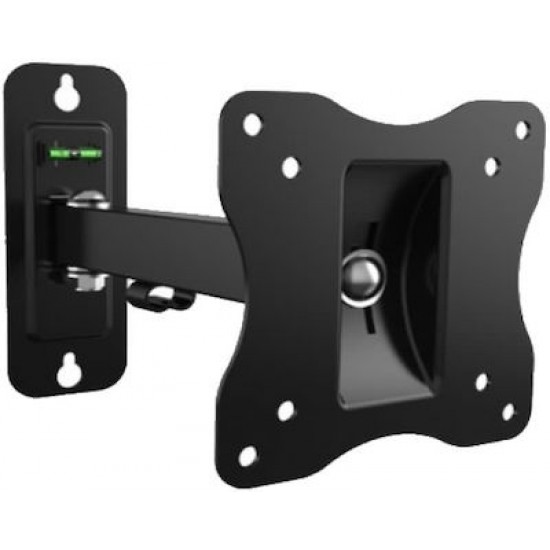 Bracket Βάση Τηλεόρασης Τοίχου LCD 1010-1 έως 27" και 15kg με Βραχίονα