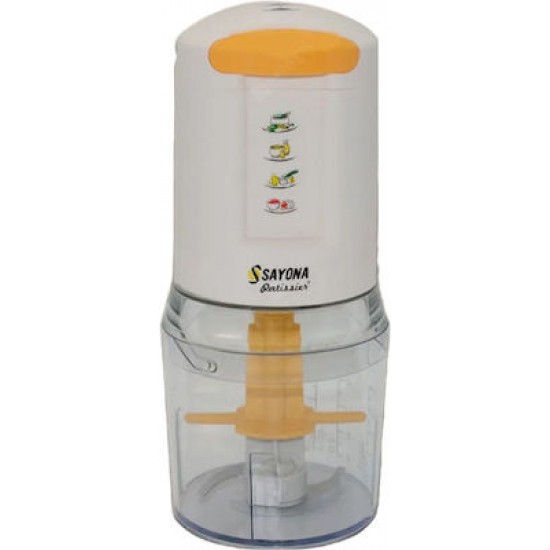 Sayona Πολυκόπτης Multi SZJ-3023 500W με Δοχείο 500ml Κίτρινος