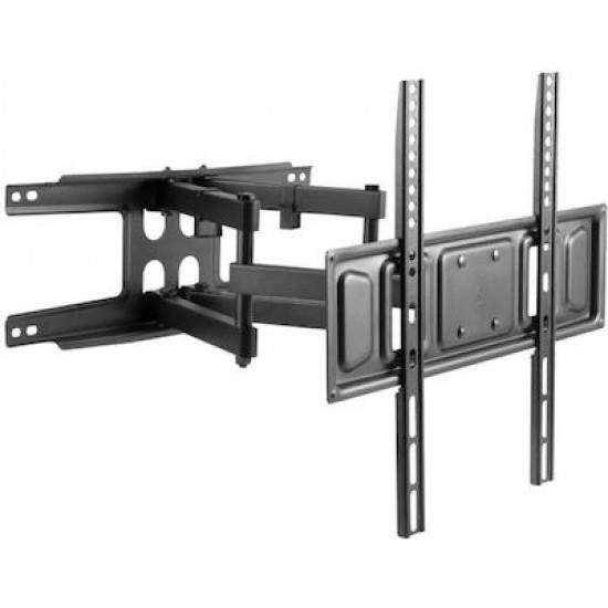 Tribravo Br Led 12 Βάση Τηλεόρασης Τοίχου έως 75" και 40kg με Βραχίονα Μαύρο