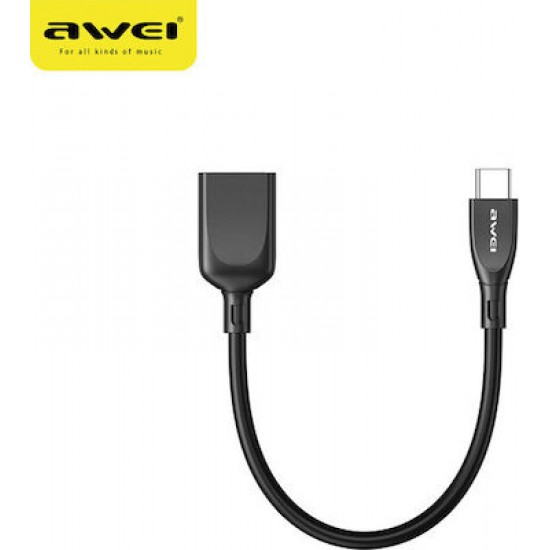 Awei Μετατροπέας CL-14 USB-C male σε USB-A female