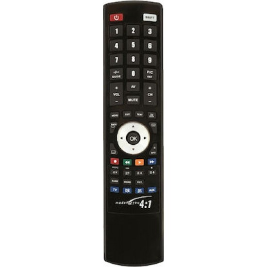 Made For You 4:1 Elegant Universal Τηλεχειριστήριο για CD-DVD Players , Τηλεοράσεις και Ψηφιάκους Δέκτες