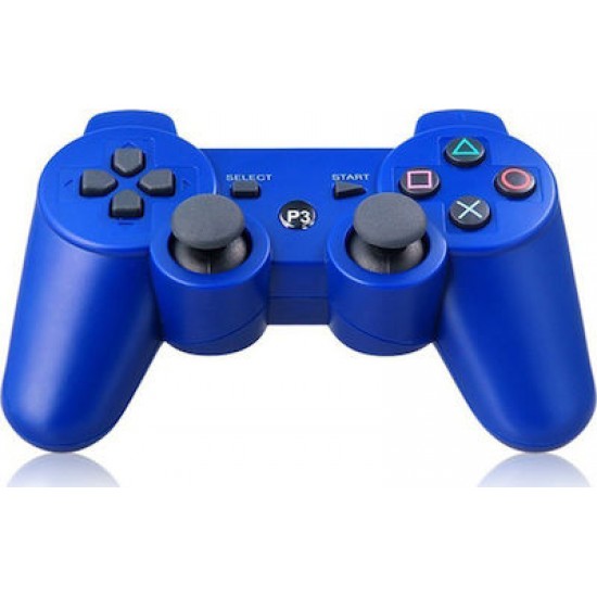 Doubleshock Ασύρματο Gamepad για PS3 Μπλε & Κόκκινο Χρώμα